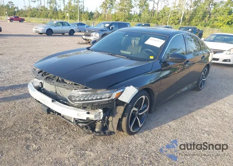 2022 Honda Accord Hybrid Sport из США, поврежденный, VIN 1HGCV3F28NA036563